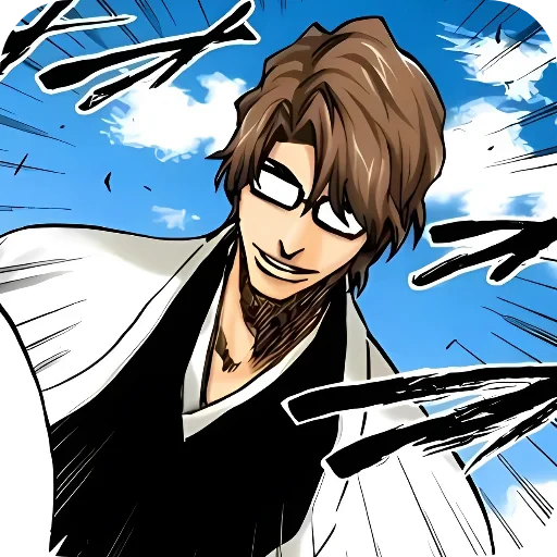 😁 Стикер «Aizen Sosuke» для Telegram