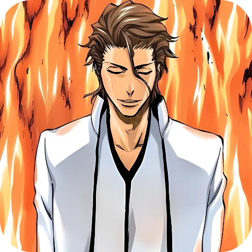 🥰 Стикер «Aizen Sosuke» для Telegram
