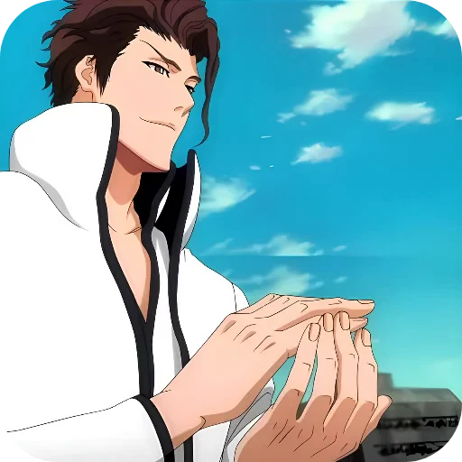 👏 Стикер «Aizen Sosuke» для Telegram
