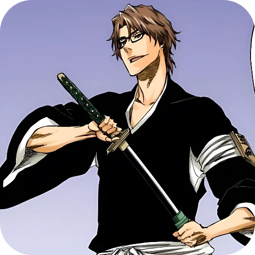 😁 Стикер «Aizen Sosuke» для Telegram