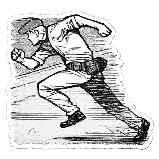 🏃‍➡️ Стикер «Полулюди» для Telegram