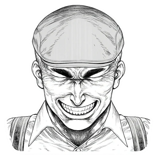😁 Стикер «Полулюди» для Telegram