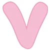 💞 Эмодзи «Розовые буквы, русские и английские» для Telegram
