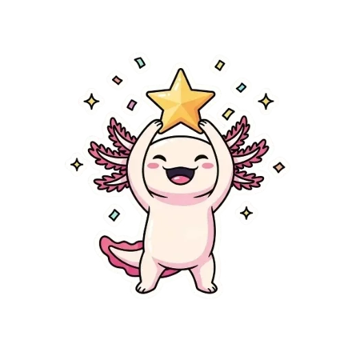 🎉 Стикер «Аксолотоль» для Telegram