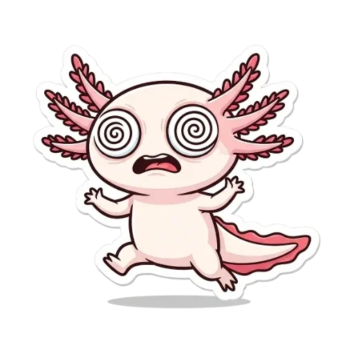 😲 Стикер «Аксолотоль» для Telegram