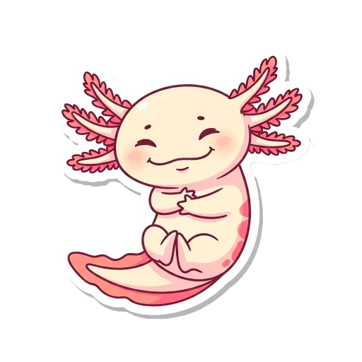 💕 Стикер «Аксолотоль» для Telegram