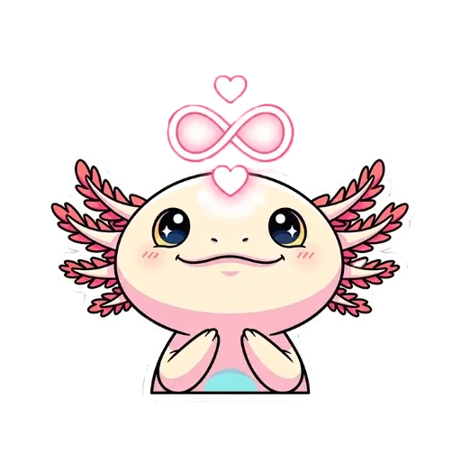 😘 Стикер «Аксолотоль» для Telegram