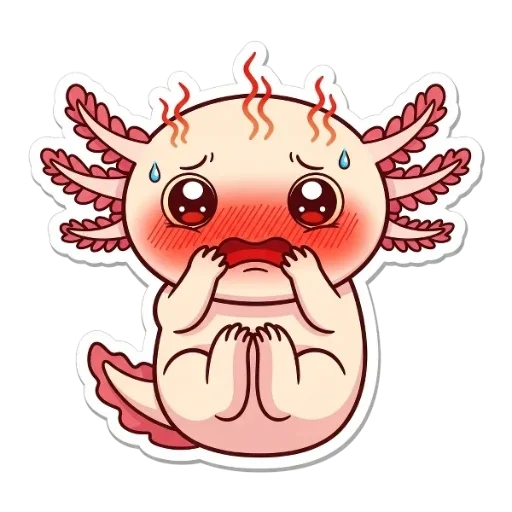 ❤️‍🩹 Стикер «Аксолотоль» для Telegram