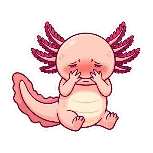 💞 Стикер «Аксолотоль» для Telegram