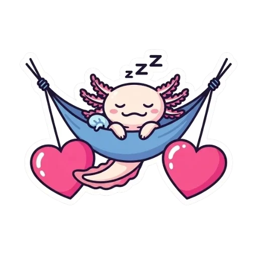 ❣️ Стикер «Аксолотоль» для Telegram
