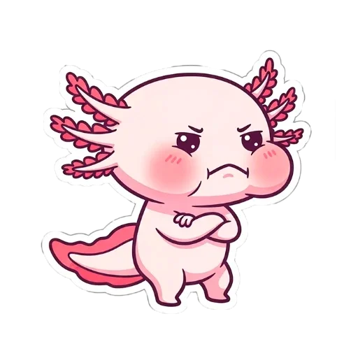 💜 Стикер «Аксолотоль» для Telegram
