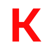 🤩 Эмодзи «Простые красные буквы» для Telegram