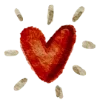 ❤ Эмодзи «акварельный цирк» для Telegram