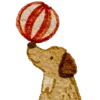 🐶 Эмодзи «акварельный цирк» для Telegram
