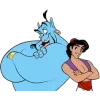 Стикер 21 🍎 Набор эмоджи по мульту «Aladdin Аладдин»