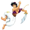 Стикер 15 🍎 Набор эмоджи по мульту «Aladdin Аладдин»