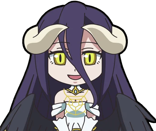 Стикерпак Albedo (Overlord) для Telegram — скачать