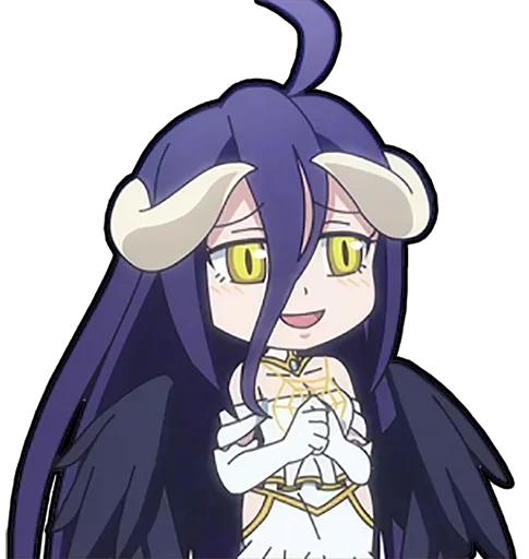 😄 Стикер «Albedo (Overlord)» для Telegram