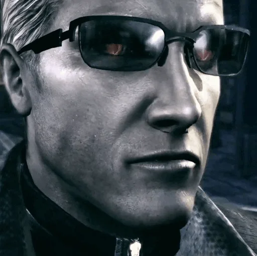 🕶 Стикер «Albert Wesker» для Telegram