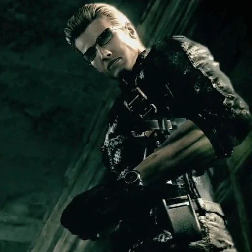 🕶 Стикер «Albert Wesker» для Telegram