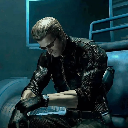 🕶 Стикер «Albert Wesker» для Telegram