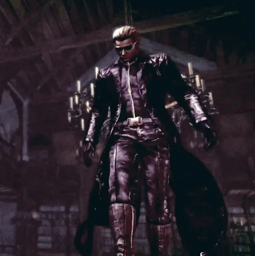 🕶 Стикер «Albert Wesker» для Telegram