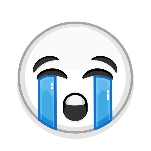 Стикер 34 Albino Emoji