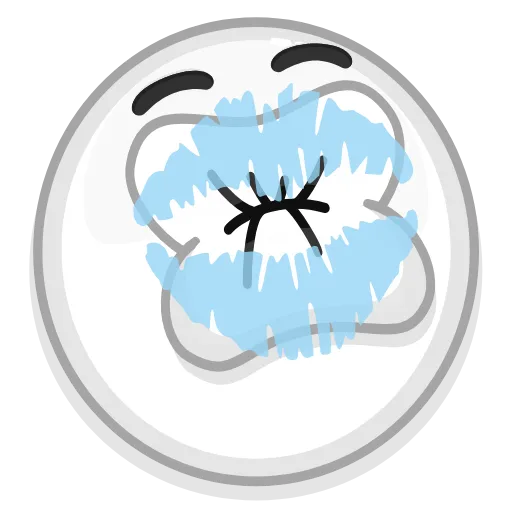 Стикер 35 Albino Emoji