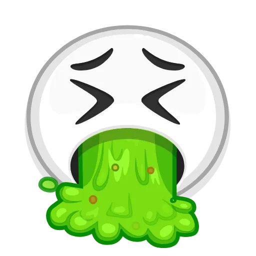 Стикер 17 Albino Emoji