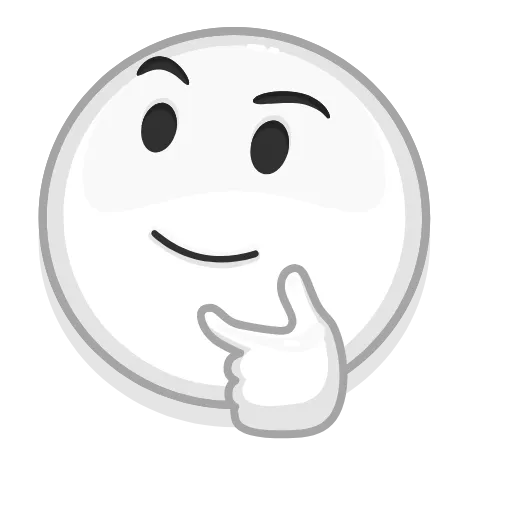 Стикер 14 Albino Emoji