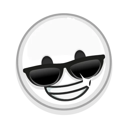 Стикер 12 Albino Emoji