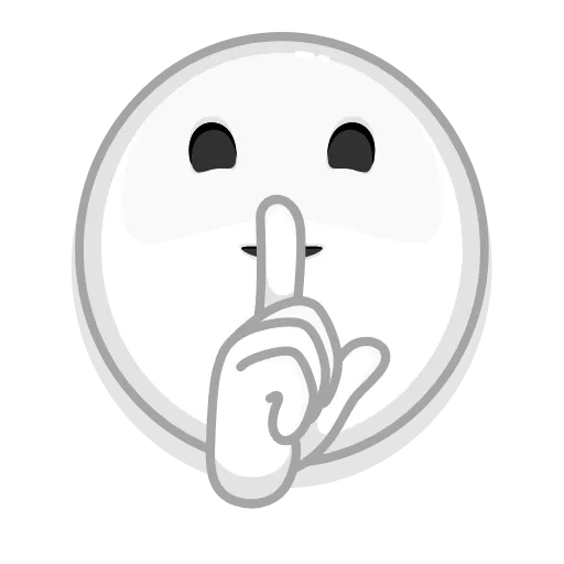 Стикер 19 Albino Emoji