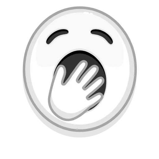 Стикер 21 Albino Emoji