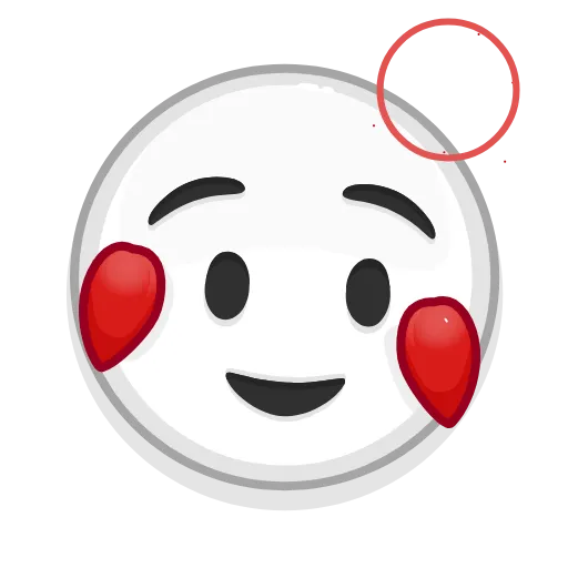 Стикер 6 Albino Emoji
