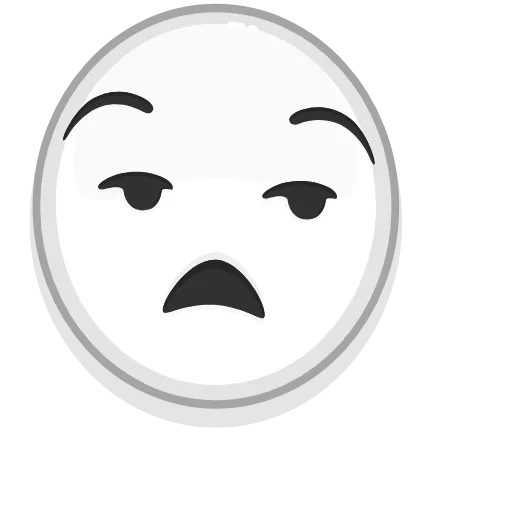 Стикер 3 Albino Emoji