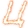 Стикер 24 Firetextemoji