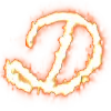 Стикер 5 Firetextemoji