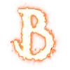 Стикер 60 Firetextemoji