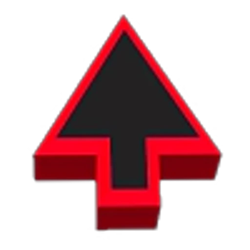 Эмодзи Черные с красной обводкой для Telegram — скачать