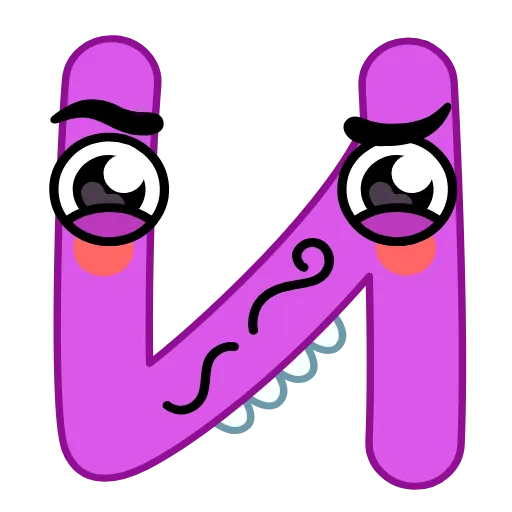 Стикер 10 Алфавит