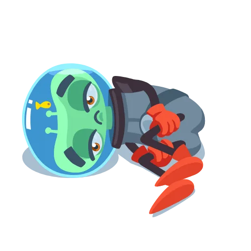 Стикер 12 Alien Grisha -