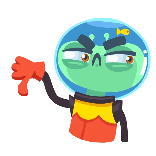 Стикер 10 Alien Grisha -