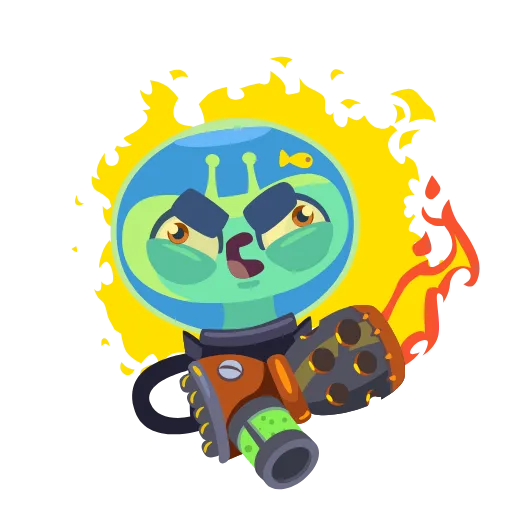 Стикер 20 Alien Grisha -