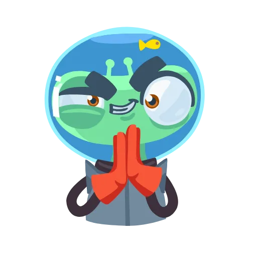 Стикер 8 Alien Grisha -