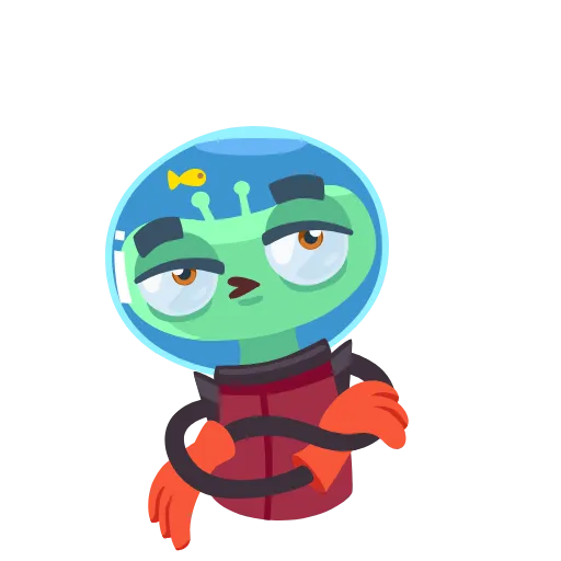 Стикер 16 Alien Grisha -
