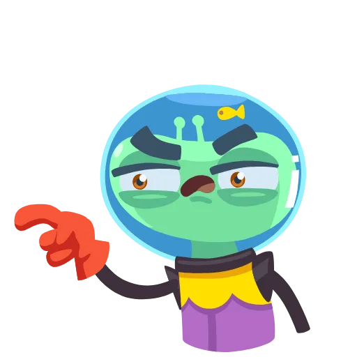 Стикер 11 Alien Grisha -