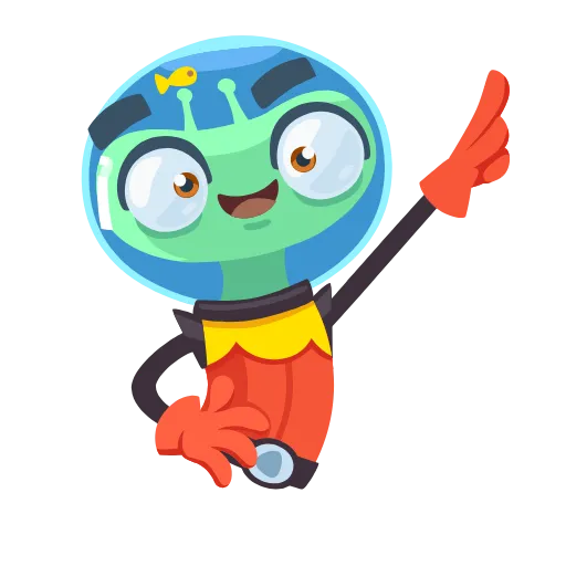 Стикер 2 Alien Grisha -