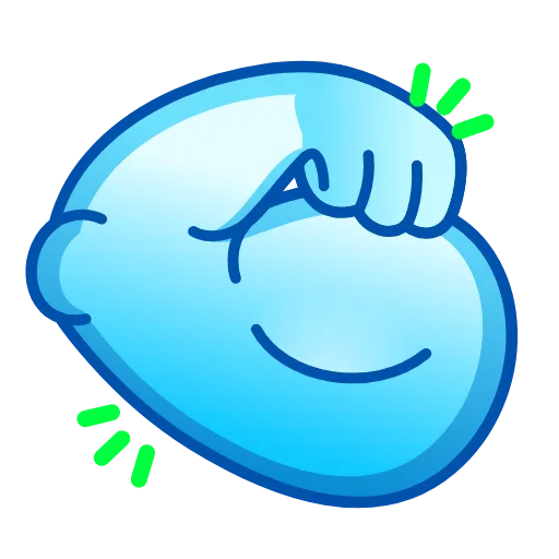 Стикер 44 Alien Emoji