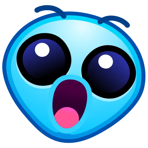 Стикер 32 Alien Emoji