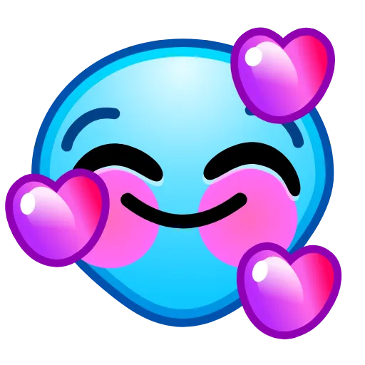 Стикер 9 Alien Emoji